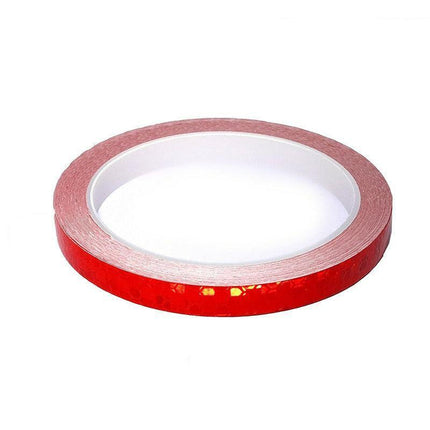 8m Reflective Tape for Bikes Cars Motorcycles Waterproof High Visibility Strip - Black-Yellow.