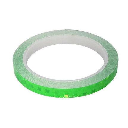 8m Reflective Tape for Bikes Cars Motorcycles Waterproof High Visibility Strip - Black-Yellow.