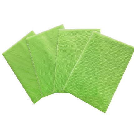 4PCS Cuttable Kitchen Anti-slip Mat Anti-fouling Refrigerator Drawer Liner Mat - Blue.