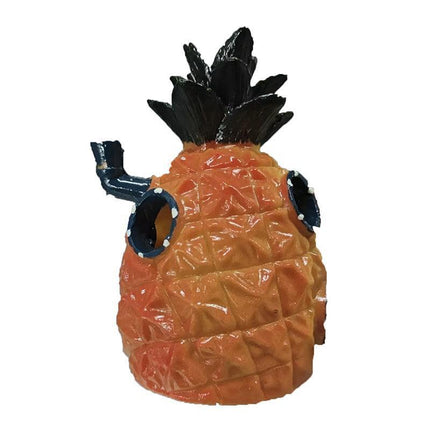 For Alien Spongebob Pineapple House Hole Fish Tank Decoration Aquarium Ornament - Plankton House.