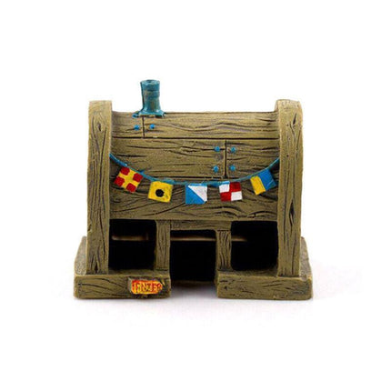 For Alien Spongebob Pineapple House Hole Fish Tank Decoration Aquarium Ornament - Plankton House.