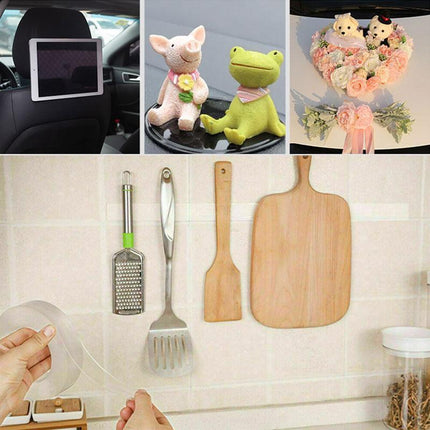 20mm Reusable Double Side Nano Tape Trackless Clear Adhesive Invisible Anti-Slip.