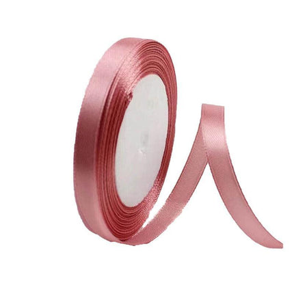 10mm Width Satin Hair Ribbon Wedding Party Decoration Gift Banquet 3m - Light Blonde.