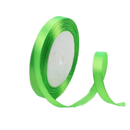 10mm Width Satin Hair Ribbon Wedding Party Decoration Gift Banquet 3m - Light Blonde.