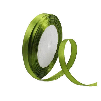 10mm Width Satin Hair Ribbon Wedding Party Decoration Gift Banquet 22m - Red.