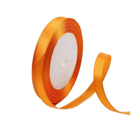 10mm Width Satin Hair Ribbon Wedding Party Decoration Gift Banquet 22m - Red.