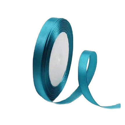 10mm Width Satin Hair Ribbon Wedding Party Decoration Gift Banquet 3m - Violet.