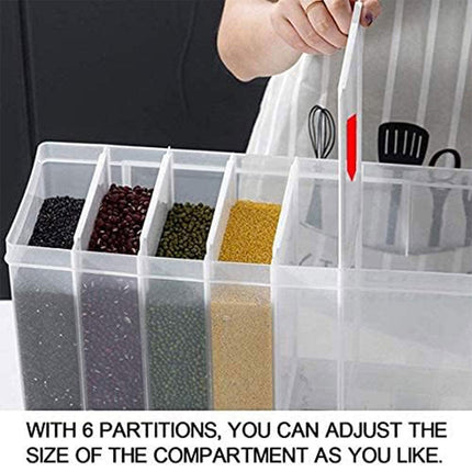 Wall-mounted Automatic Rice Dispenser Sealed Grain Plastic Storage Tank Grain.