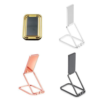 Universal Phone Ring Grip Holder Back Mount Stand for Smartphones and Tablets - Gold.