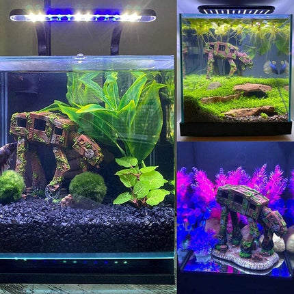 Aquascape Car Theme Fish Tank Ornament Decoration Resin Aquarium Landscape Decor.