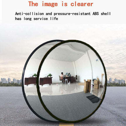 30cm Round Convex Mirror Blind Spot Traffic Driveway Shop Junction Use.