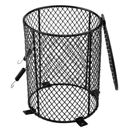 Round Reptile Heat Lamp Light Bulb Mesh Cage Protector  Enclosure 11.5X15.5Cm Au.