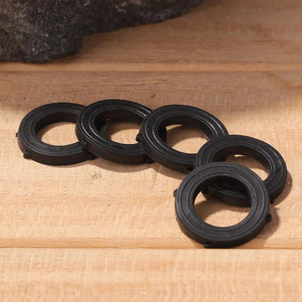 100pcs Silicone Rubber Seal Gasket Ring for Pipe Fitting Water Leak Proof - 1/2 inch Gasket.