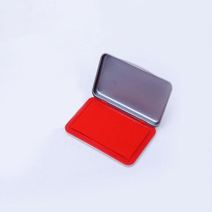 Ink Pad for Rubber Stamps and Fingerprint Crafts Non Toxic Ink for Office and DIY Use - Blue.