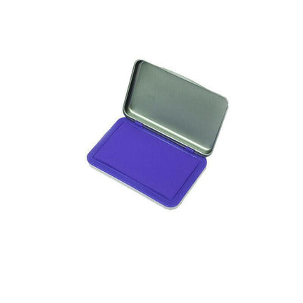 Ink Pad for Rubber Stamps and Fingerprint Crafts Non Toxic Ink for Office and DIY Use - Blue.