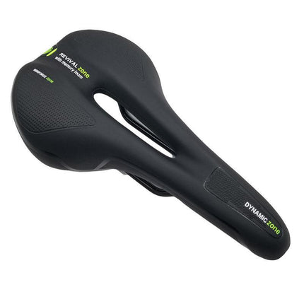 MTB Saddle Hollow Comfort Bicycle Seat Universal Cushion Soft Riding Saddle - Red.