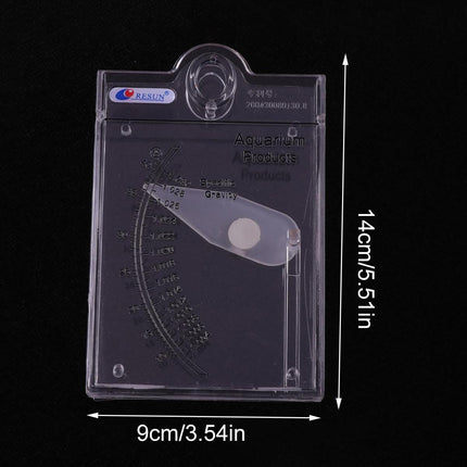 Seafood Fish Tank Seawater Hydrometer Salinometer Salinity Tester for Aquarium.
