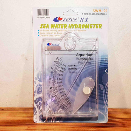 Seafood Fish Tank Seawater Hydrometer Salinometer Salinity Tester for Aquarium.