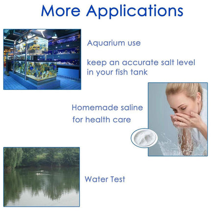Seafood Fish Tank Seawater Hydrometer Salinometer Salinity Tester for Aquarium.