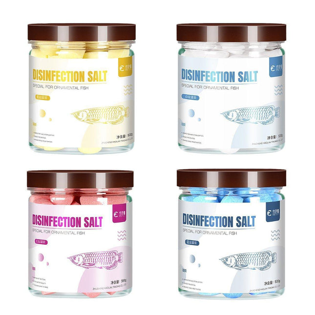 Aquarium Sea Salt Water Treatment Universal Powder For Fish Tank Purification - Red.