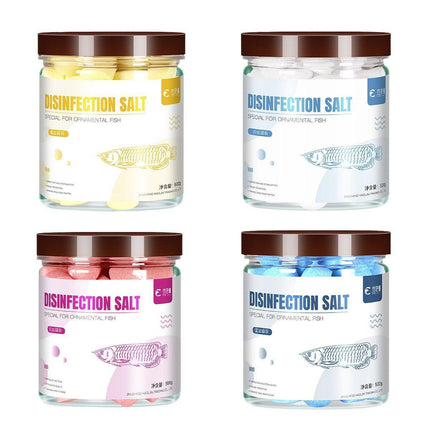 Aquarium Sea Salt Water Treatment Universal Powder For Fish Tank Purification - White.