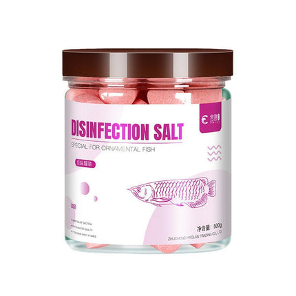 Aquarium Sea Salt Water Treatment Universal Powder For Fish Tank Purification - White.