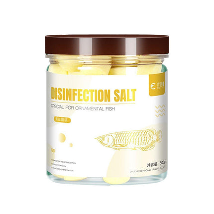 Aquarium Sea Salt Water Treatment Universal Powder For Fish Tank Purification - Yellow.