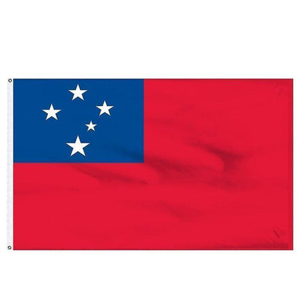 Samoa National Flag 90x150cm Large Outdoor Polyester Banner with Grommets.