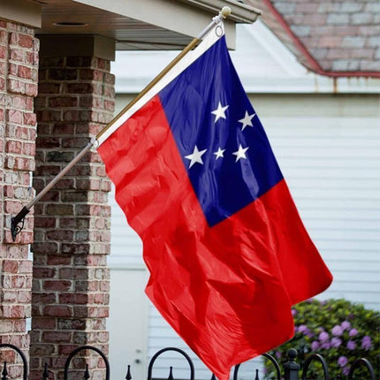 Samoa National Flag 90x150cm Large Outdoor Polyester Banner with Grommets.