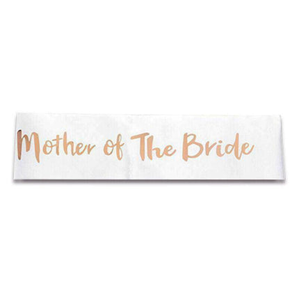 Bridal Party Sash Rose Gold Bride Bridesmaid Maid Honour Mother Hens Night Wear - Maid Of Honour.