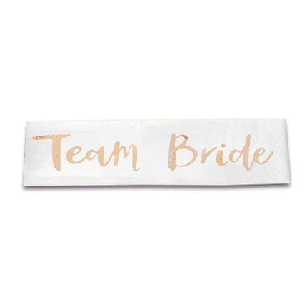 Bridal Party Sash Rose Gold Bride Bridesmaid Maid Honour Mother Hens Night Wear - Maid Of Honour.