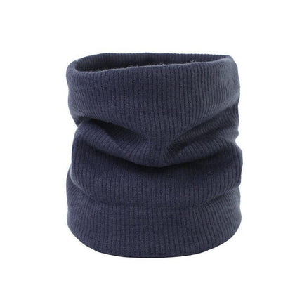 Fleece Neck Warmer Thermal Tube Scarf Winter Snood Hat for Men Women Outdoor - Green.