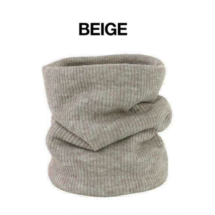 Fleece Neck Warmer Thermal Tube Scarf Winter Snood Hat for Men Women Outdoor - Green.