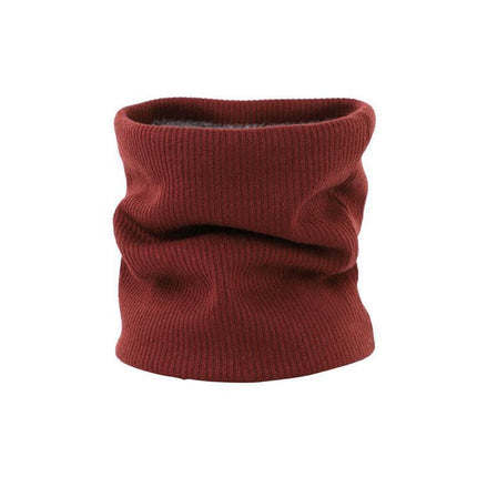 Fleece Neck Warmer Thermal Tube Scarf Winter Snood Hat for Men Women Outdoor - Navy.