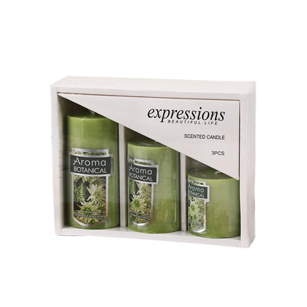 Classic Simple Cylindrical Scented Candles for Home Use Aromatherapy Decoration - Purple.