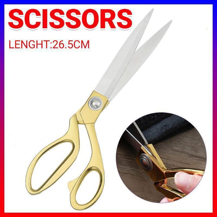 10.5inch Scissors Tailor Dressmaking Sewing Cutting Trimming Fabric Cutting Shear.