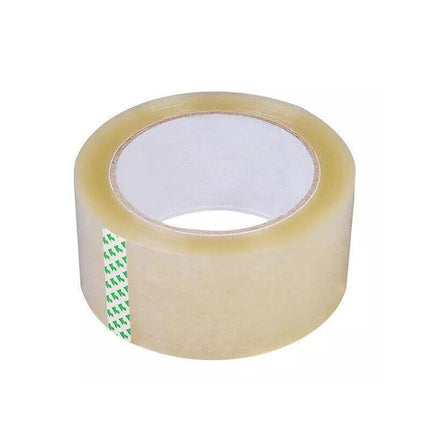 Clear Packing Tape 48mm x 100m for Carton Sealing 6 to 48 Rolls - 6 Rolls.