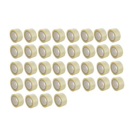 Clear Packing Tape 48mm x 100m for Carton Sealing 6 to 48 Rolls - 6 Rolls.