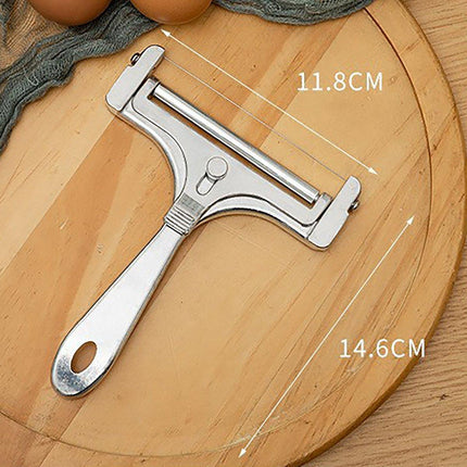 1/2 PCS Butter Cheese Grater Slicer Scraper Stainless Steel Kitchen Gadget Tool - 2PCS.