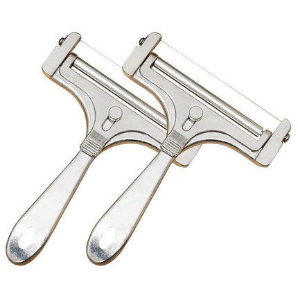 1/2 PCS Butter Cheese Grater Slicer Scraper Stainless Steel Kitchen Gadget Tool - 2PCS.