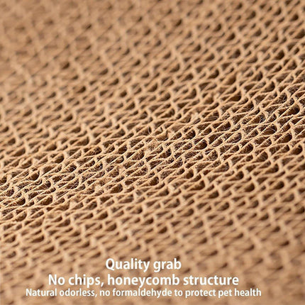 Premium Cat Scratching Board Bed Corrugated Paper Durable All Seasons Cat Toy - Rocking Chair Scratcher.