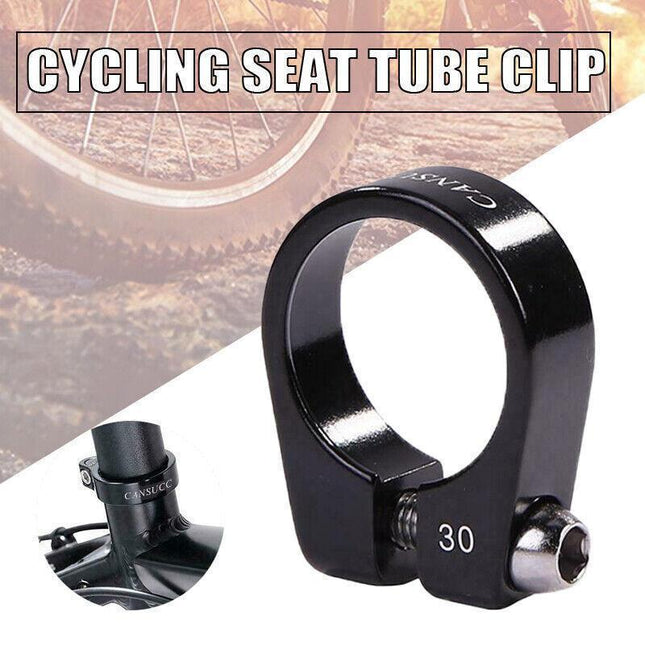 30mm Bike Seatpost Clamp Screw Lock for Balance Bike Fixie and MTB.