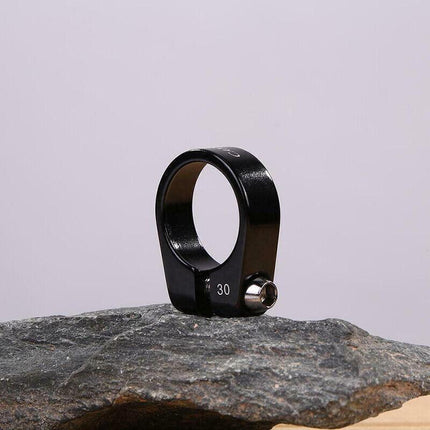 30mm Bike Seatpost Clamp Screw Lock for Balance Bike Fixie and MTB.