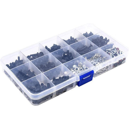 500PCS/Set RC Screws Box Repair Tool Kit for 1/10 HSP RC Car DIY Accessories.