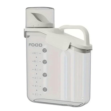 2Sizes Portable Transparent Grain Storage Jar Cat Food Rice Snack Tea Container - 2000ML.