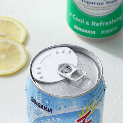 6Pcs Beverage Can Lid Cap Soda Soft Drink Snaps Tops Cover Lock Sealer Protector.