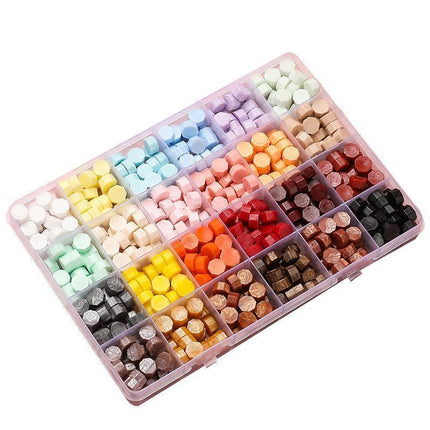 600 X Colour Sealing Wax Mix Metallic Stick Beads Stamp Seal Candle Envelope VIC - Macaron Color.
