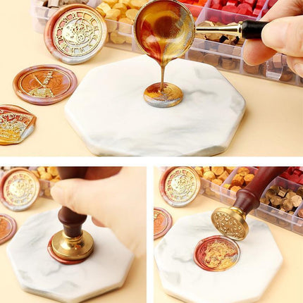 600 X Colour Sealing Wax Mix Metallic Stick Beads Stamp Seal Candle Envelope VIC - Macaron Color.