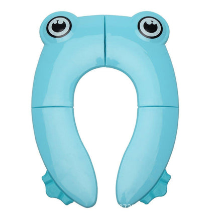 Blue Kids Toilet Seat Washer Portable Baby Training Seat for Easy Potty Training.
