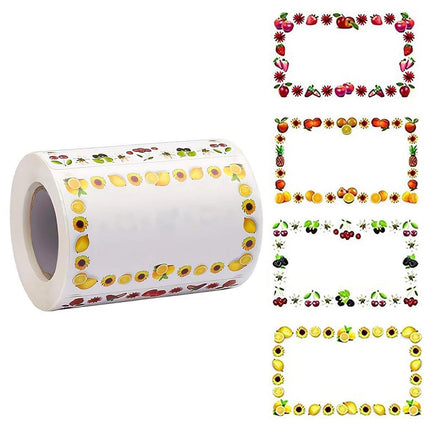 500X Adhesive Freezer Kitchen Food Stickers Label Food Storage Label.